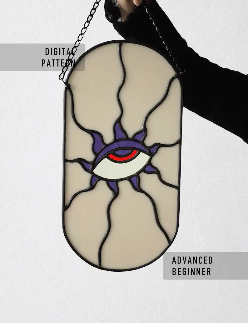 pattern template for Eye Burst